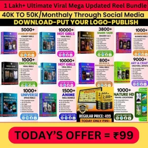 1 Lakh+ Ultimate Viral Mega Updated Reel Bundle